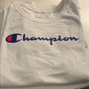 Champion White Logo Shirt